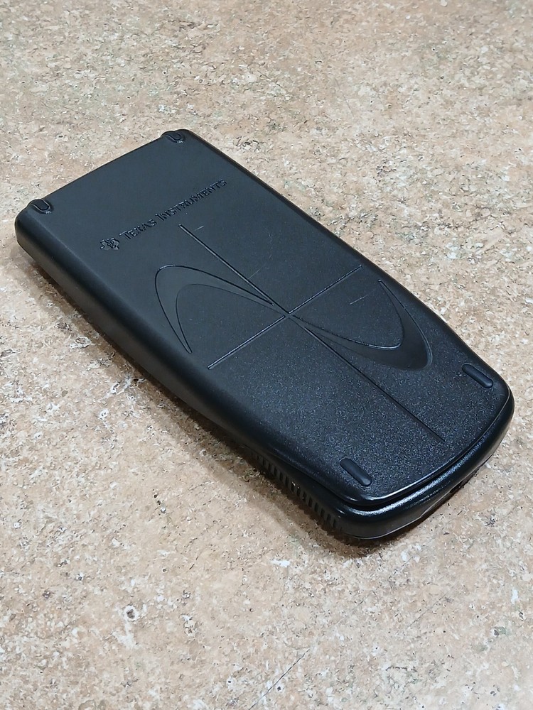 TESTED Texas Instruments TI-83 Plus Graphing Calculator Cover Black Math Algebra