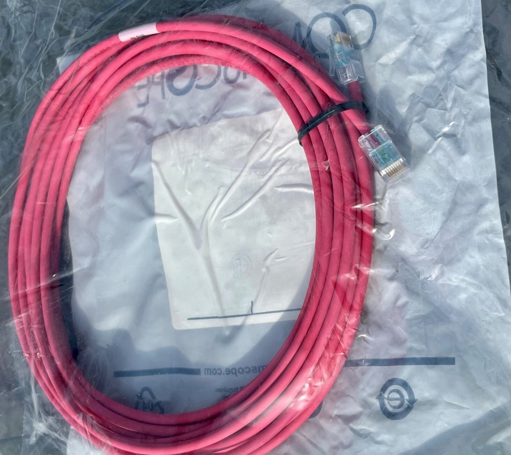 Commscope CO199K2-07F025 MINO6a Red 25ft Patch Cord Cable
