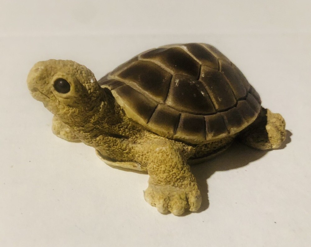 Five miniature Good Luck turtle figurines