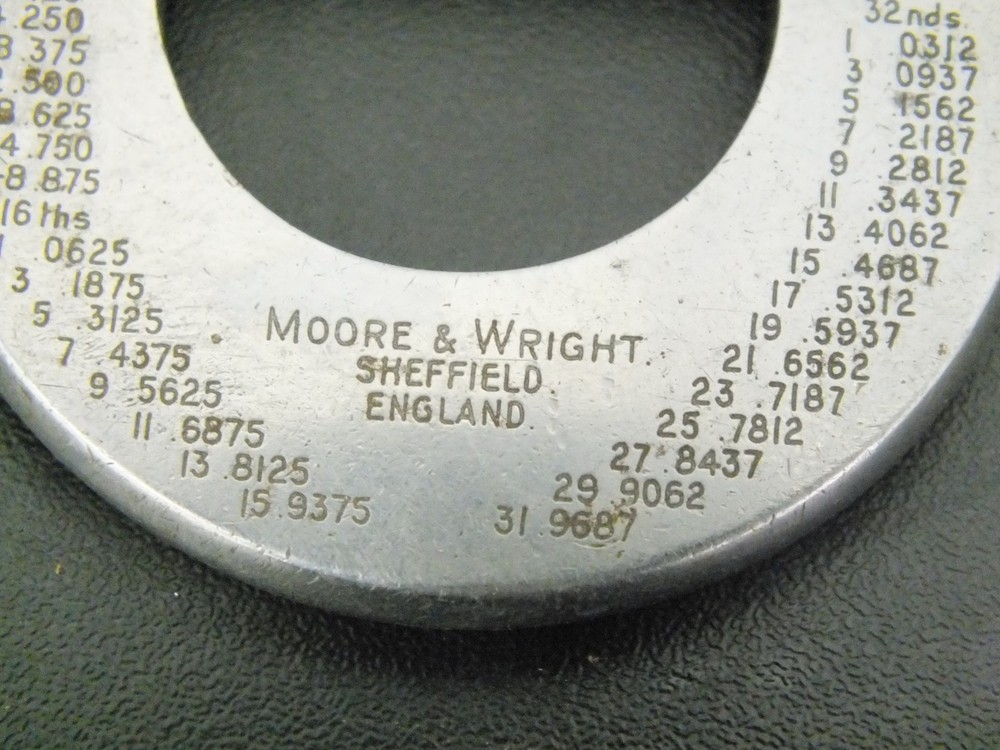 VINTAGE MOORE & WRIGHT MICROMETER