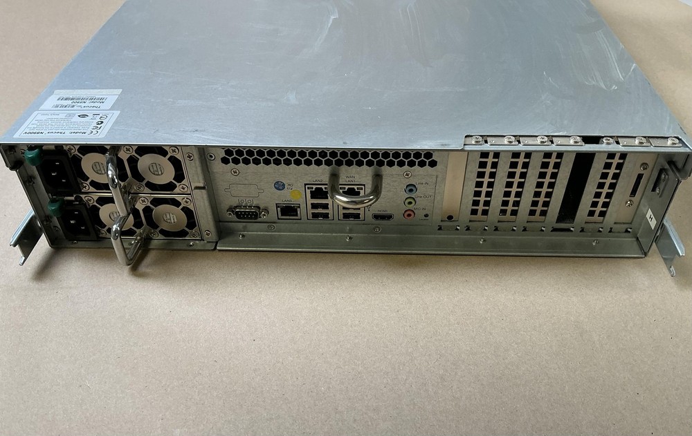 Thecus N8900V Modular SAN Array NAS 2U Rackmount Server Dual PSU Silver