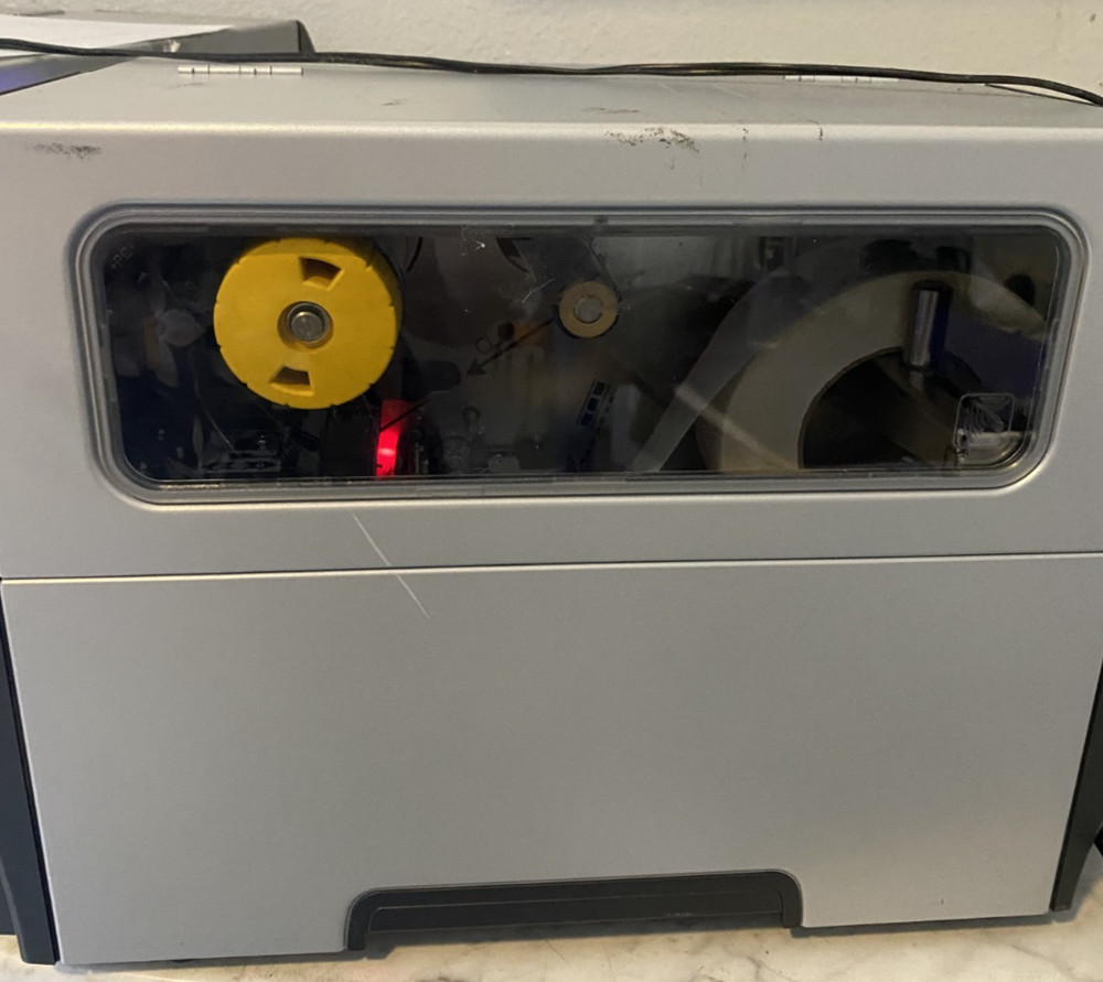 Zebra Industrial Thermal Barcode Label Printer High Volume ZT410 Working