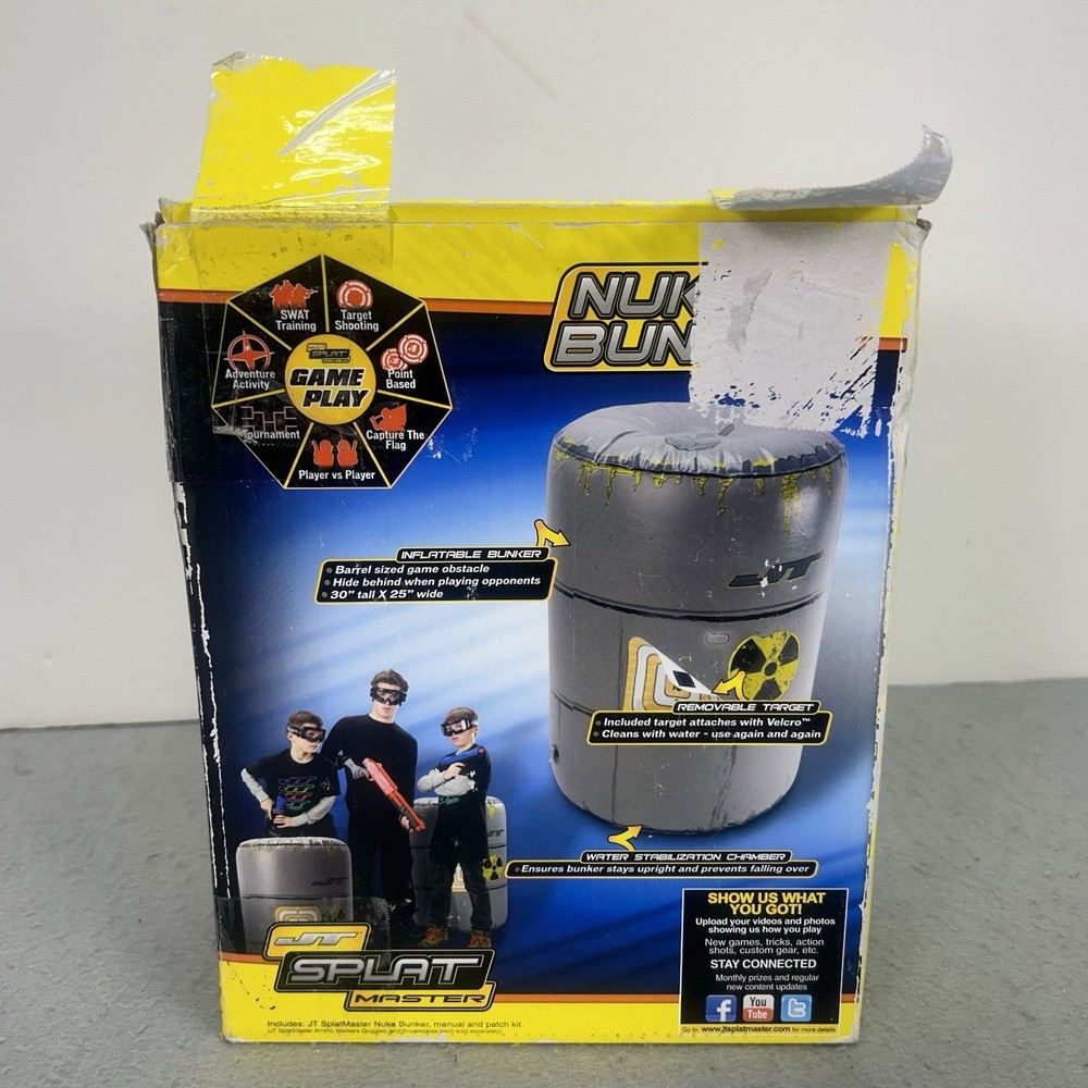 JT Splatmaster Inflatable Nuke Bunker NEW Open Box