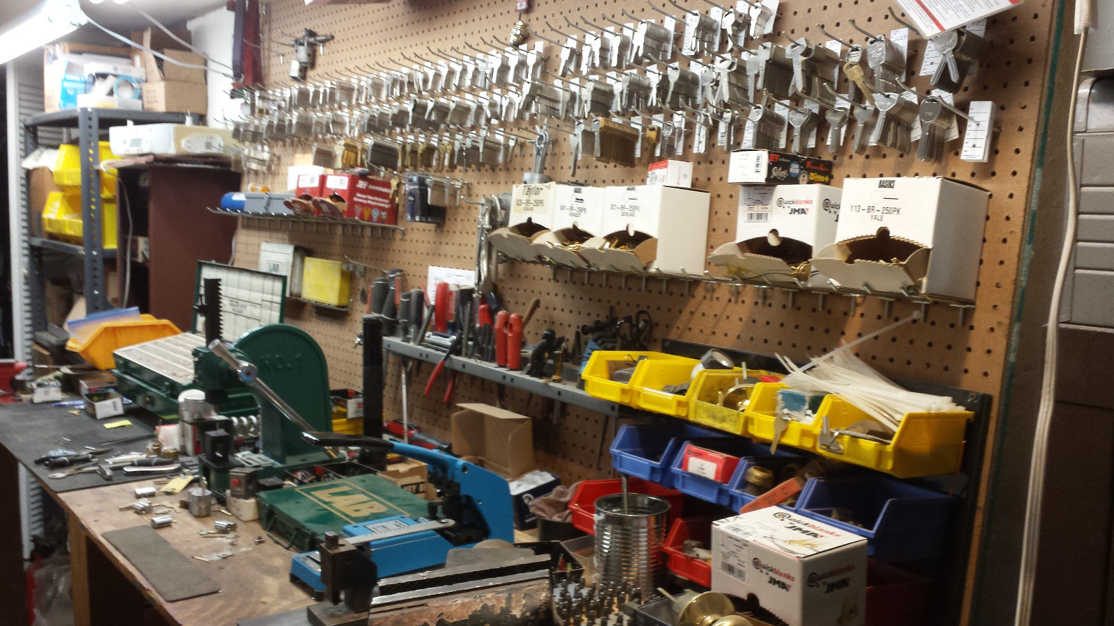 Detex Keys Full set 20 keys DT11 through DT30--CUT ON NEW BLANKS BY LOCKSMITH