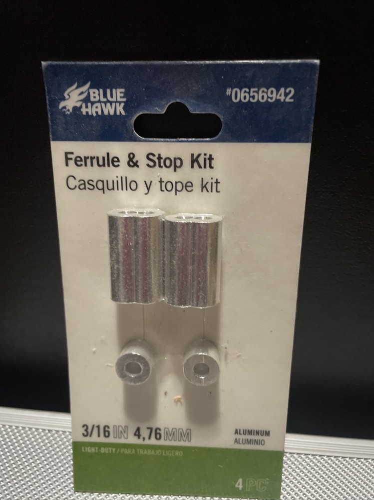 Blue hawk Ferrule and stop kit 3/16