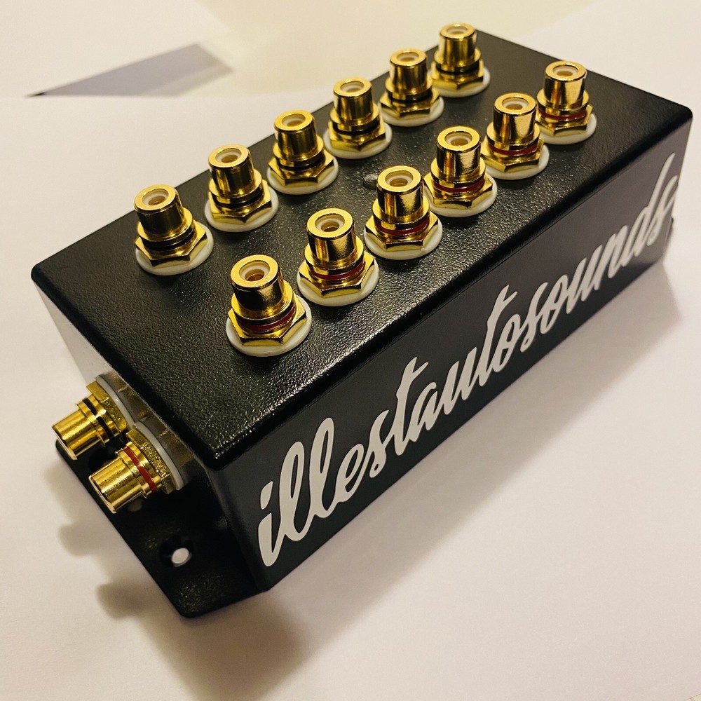 rca distribution block 1-6 rca splitter