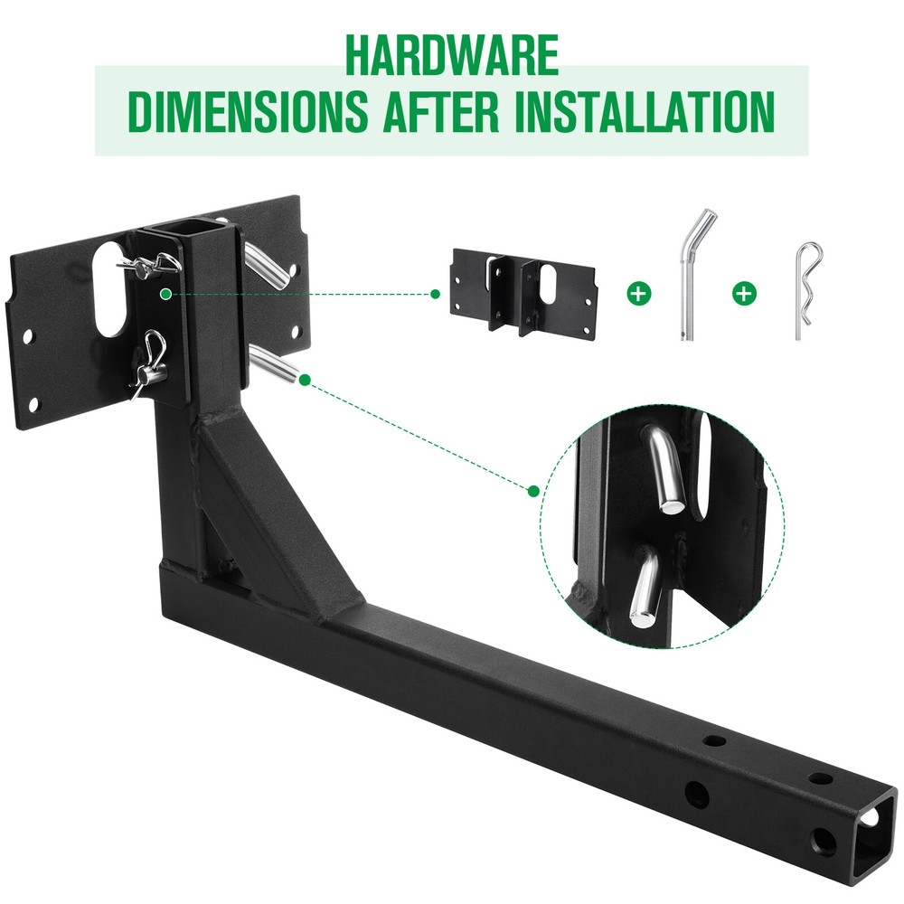 2" Receiver Mount Bracket Assembly For UTV ATV Dry Material Spreader 5301901