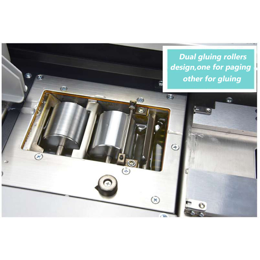 Digital 320mm Desktop Perfect Binding Machine Book Binder Semi-automatic 220v