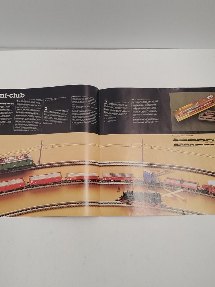 MARKLIN NEW ITEMS 1980 E CATALOG