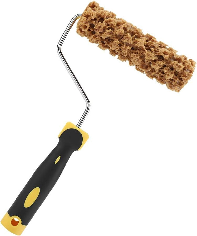 Texture Paint Rollers, 6" Texture Pattern Paint Roller Brush with Handle Decorat