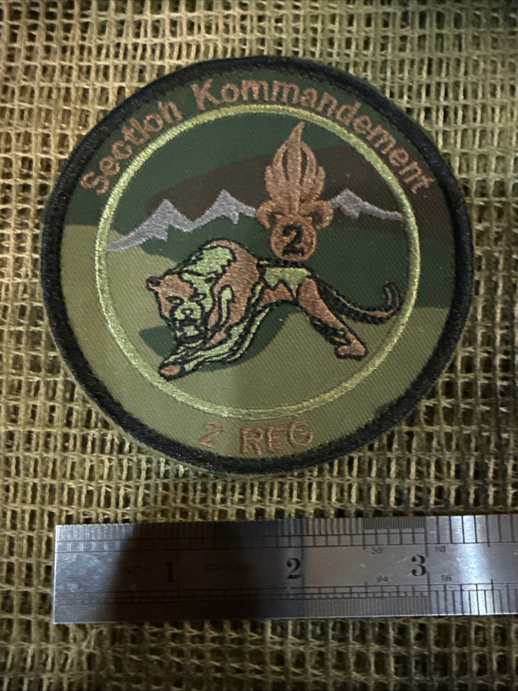French Foreign Legion Section Kommandement 2 Reg Patch