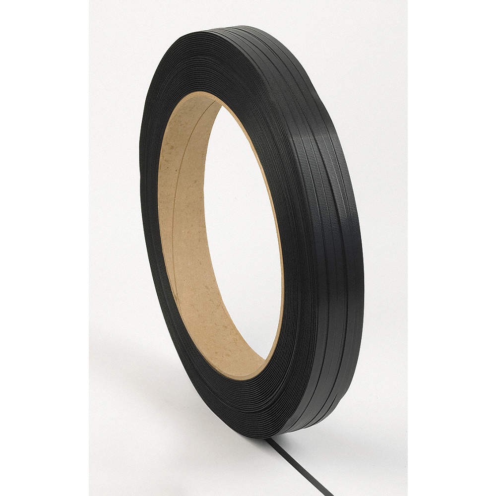 GRAINGER APPROVED 6LGA3 Plastic Strapping,Hand Strapping,1/2" 6LGA3