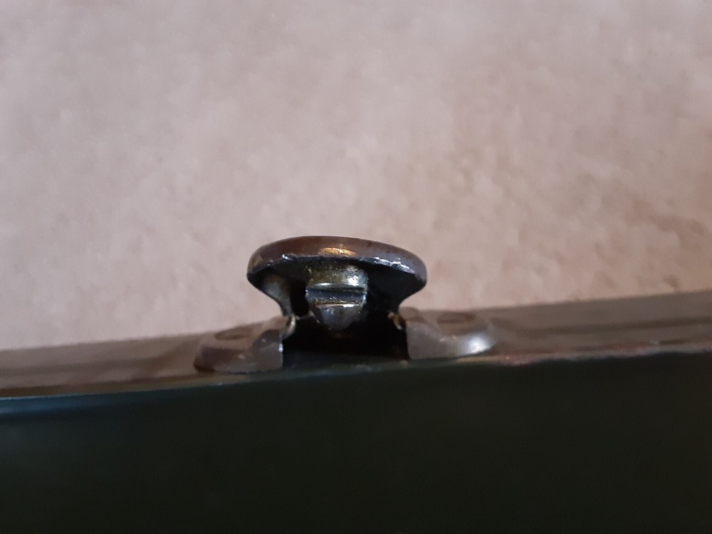 Vintage Eagle Lock Co. tackle or tool box BROKEN LOCK