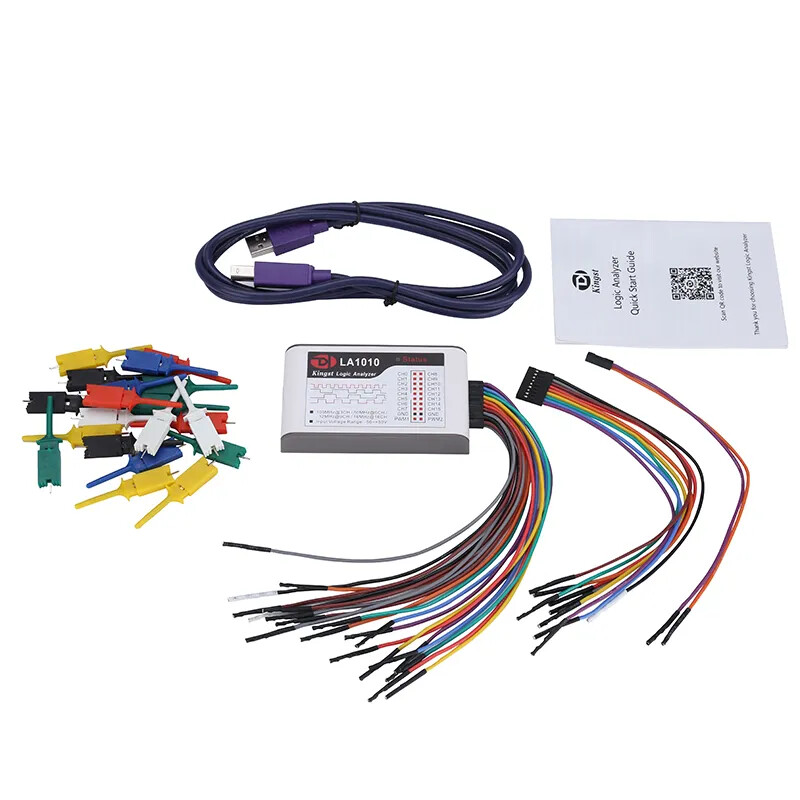 16CH 100MHz USB Logic Analyzer for MCU ARM FPGA FPGA Debug Tool English Software