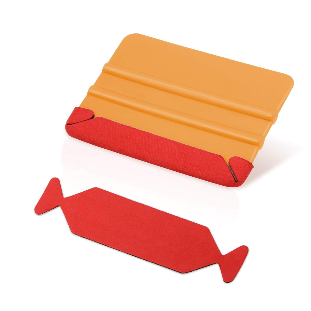 Vinyl Squeegee Buffer Tape Felt Pack of 20 Red
