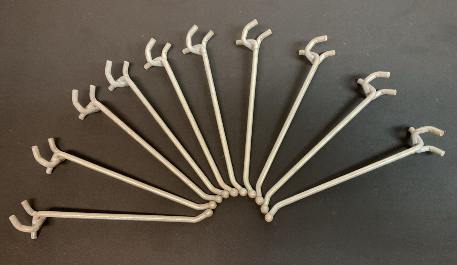 (50) Fifty - 7 Inch - 7" Industrial Heavy Duty Peg Board Hooks Re-Use Ball End