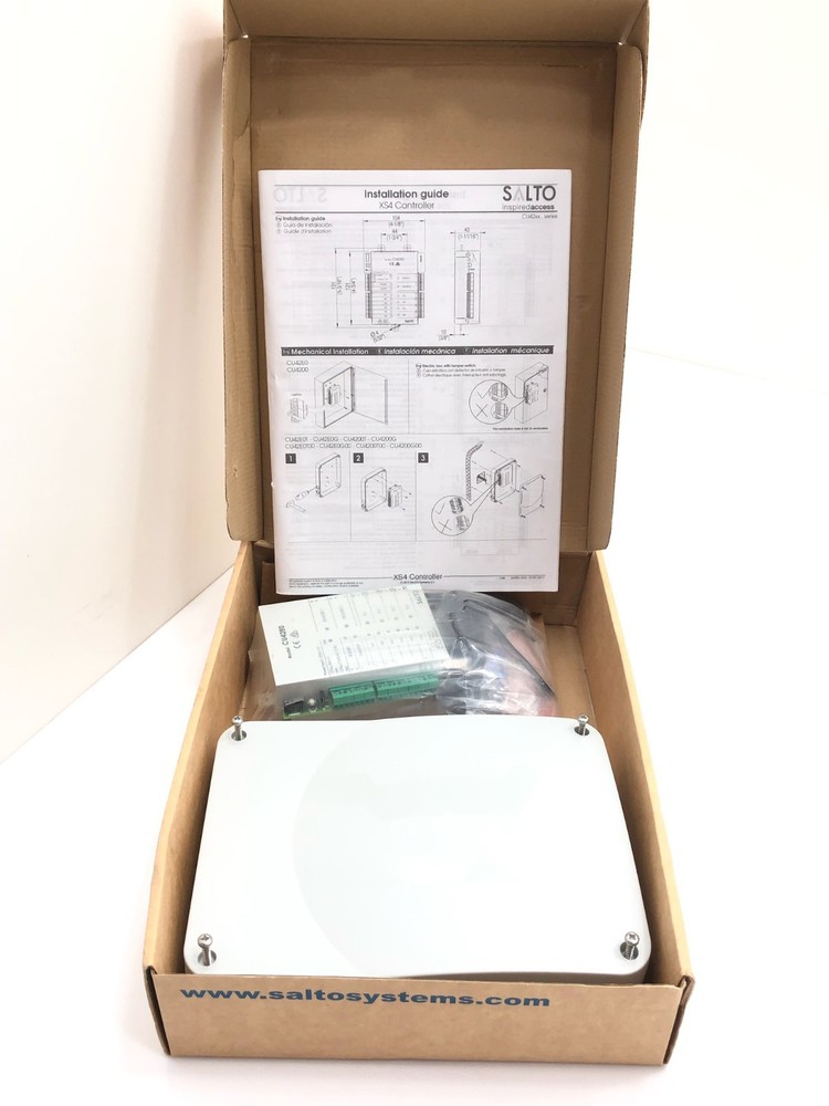 NEW Salto CU42EOGUS On-Line Ethernet Based Controller Unit with Grey Cover