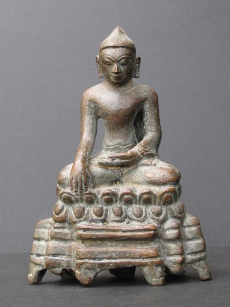 Shan Buddha In Bronze, Myanmar