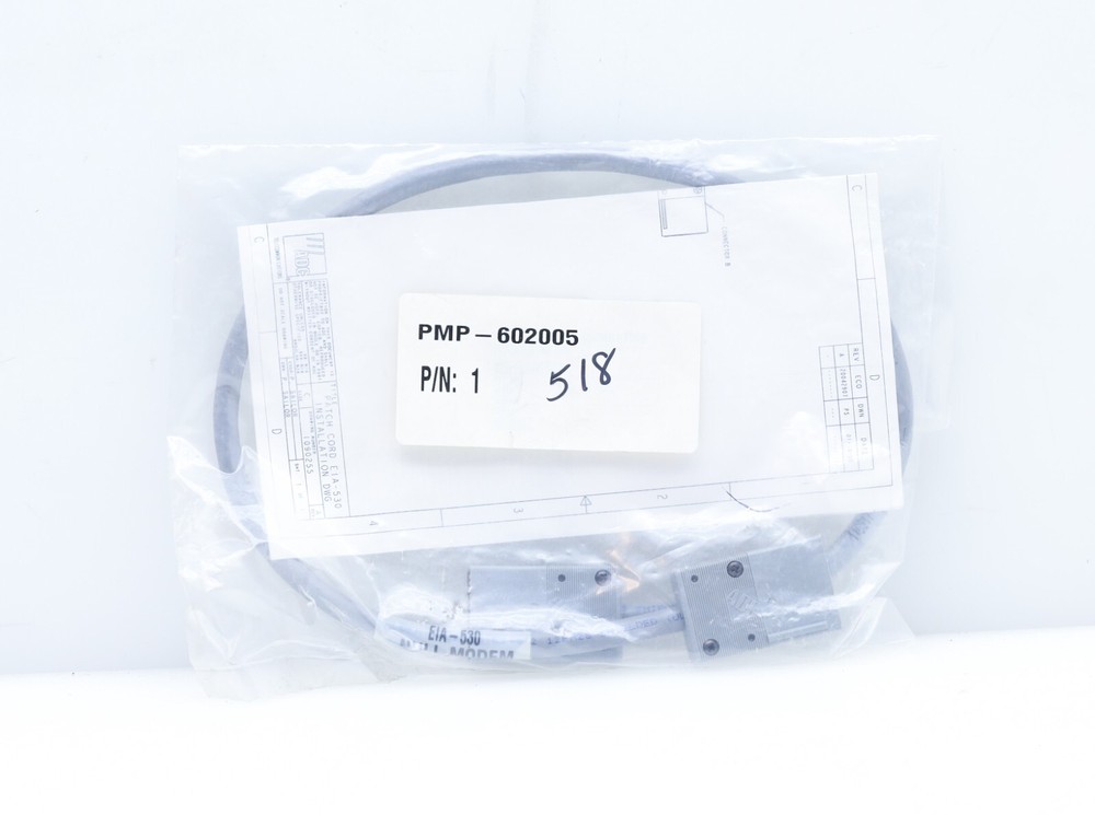 ADC Electrical Ribbon Cable Assembly PMP-602005 Null Patch Cord EIA-530