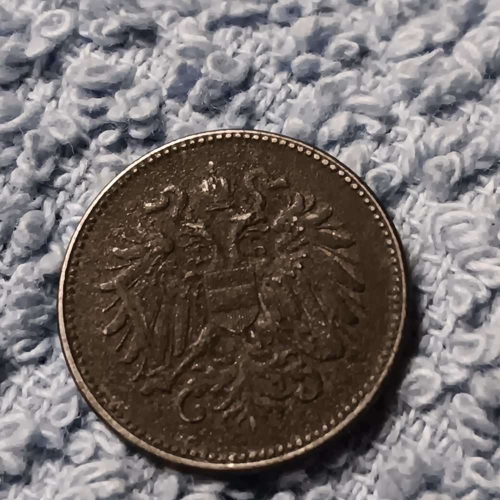 Austrian 1916 20 Heller Coin , KM#2826