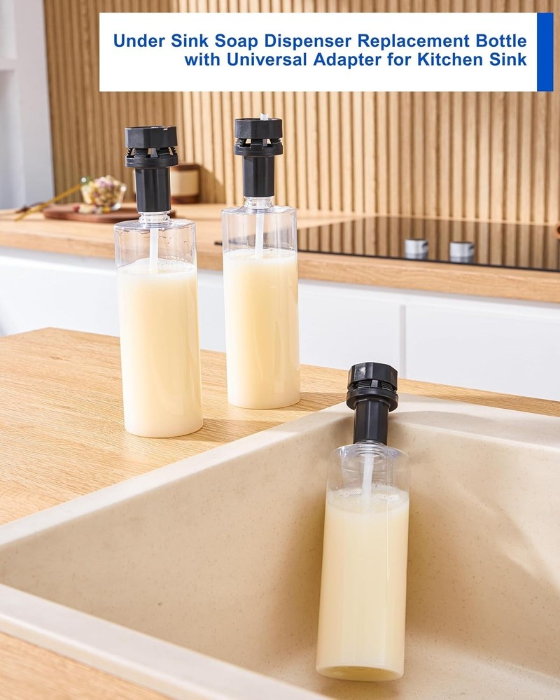 Durable 500ML Plastic Soap Dispenser - Ideal Replacement for Your Kitchen