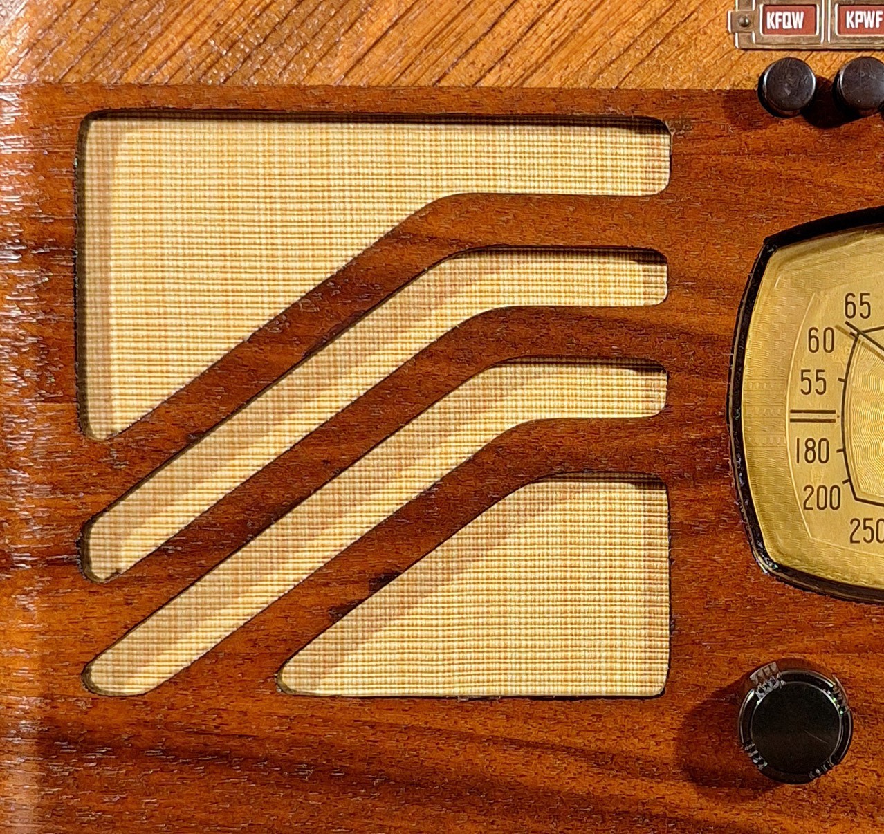 Vintage Gold Fabric for Speaker Grill Cloth - Antique Radio Grille Restoration