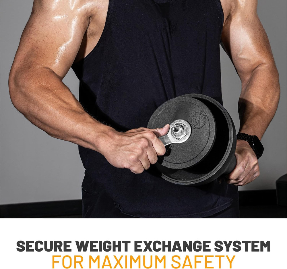 Adjustable Kettlebell Set [] Kettle Bell Weight Set | Steel Shell, Internally-Lo