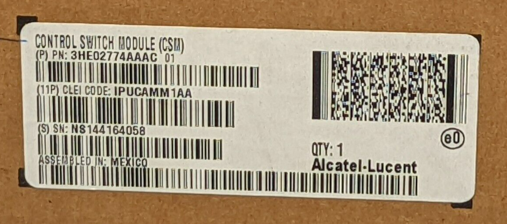 Alcatel - Lucent IPUCAMM1AA CSM Control Switch Module