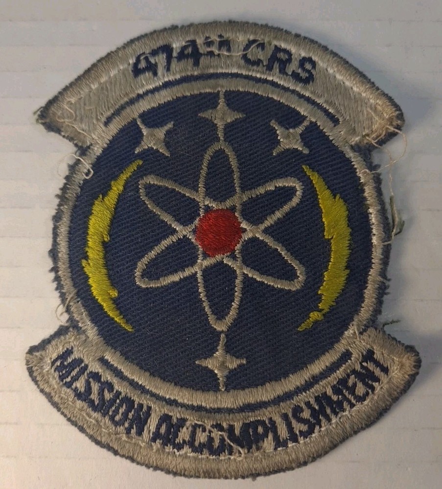 474th Component Repair Squadron - USAF Air Force Patch 1580 Mission Accomplished