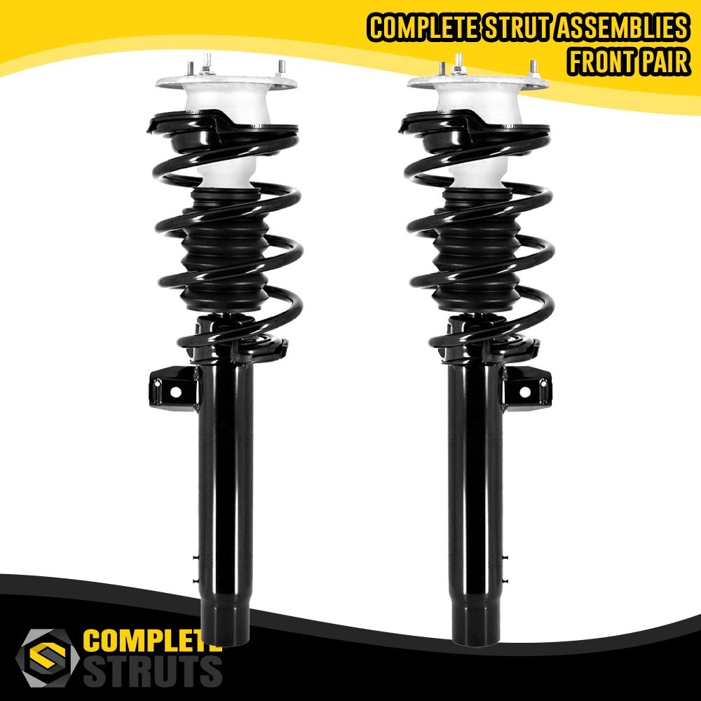 Front Pair Complete Struts & Spring Assemblies for 2013-2015 BMW X1