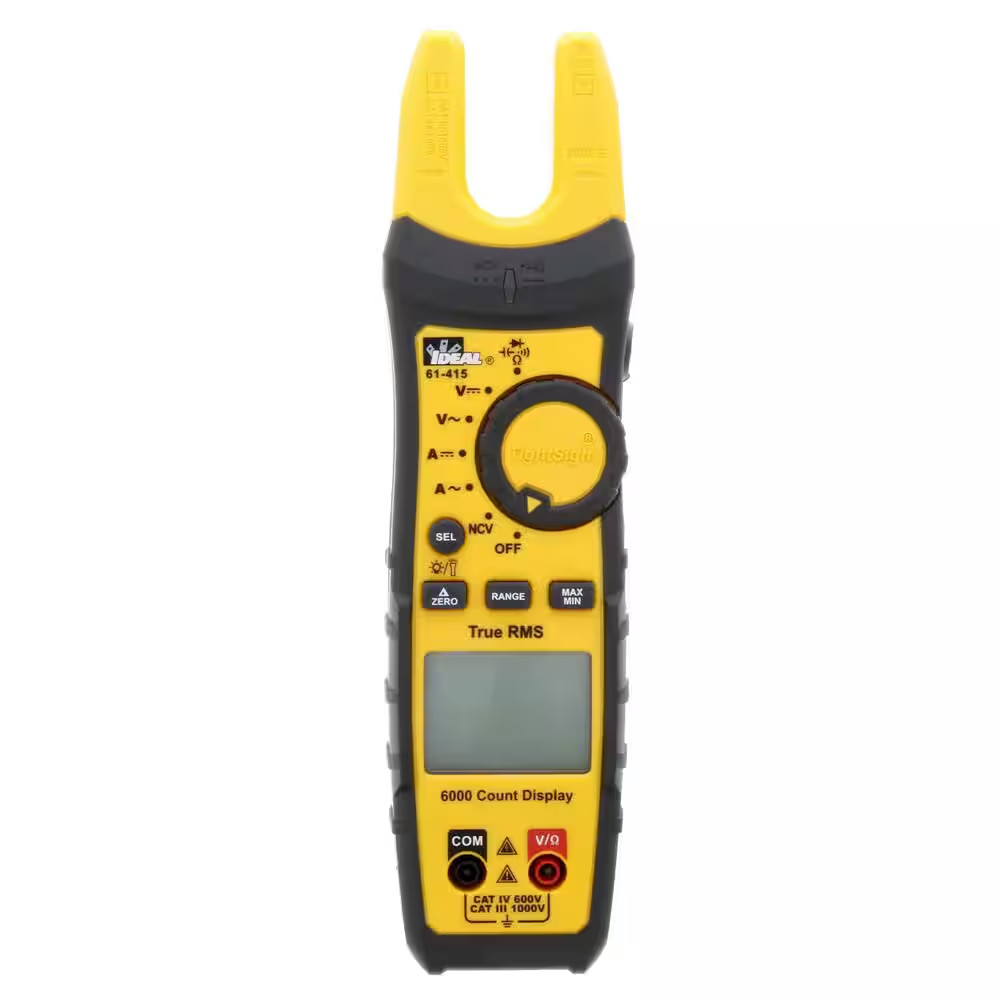 200A AC/DC TRMS Split Jaw Meter, Tightsight, with Flashlight and NCVT