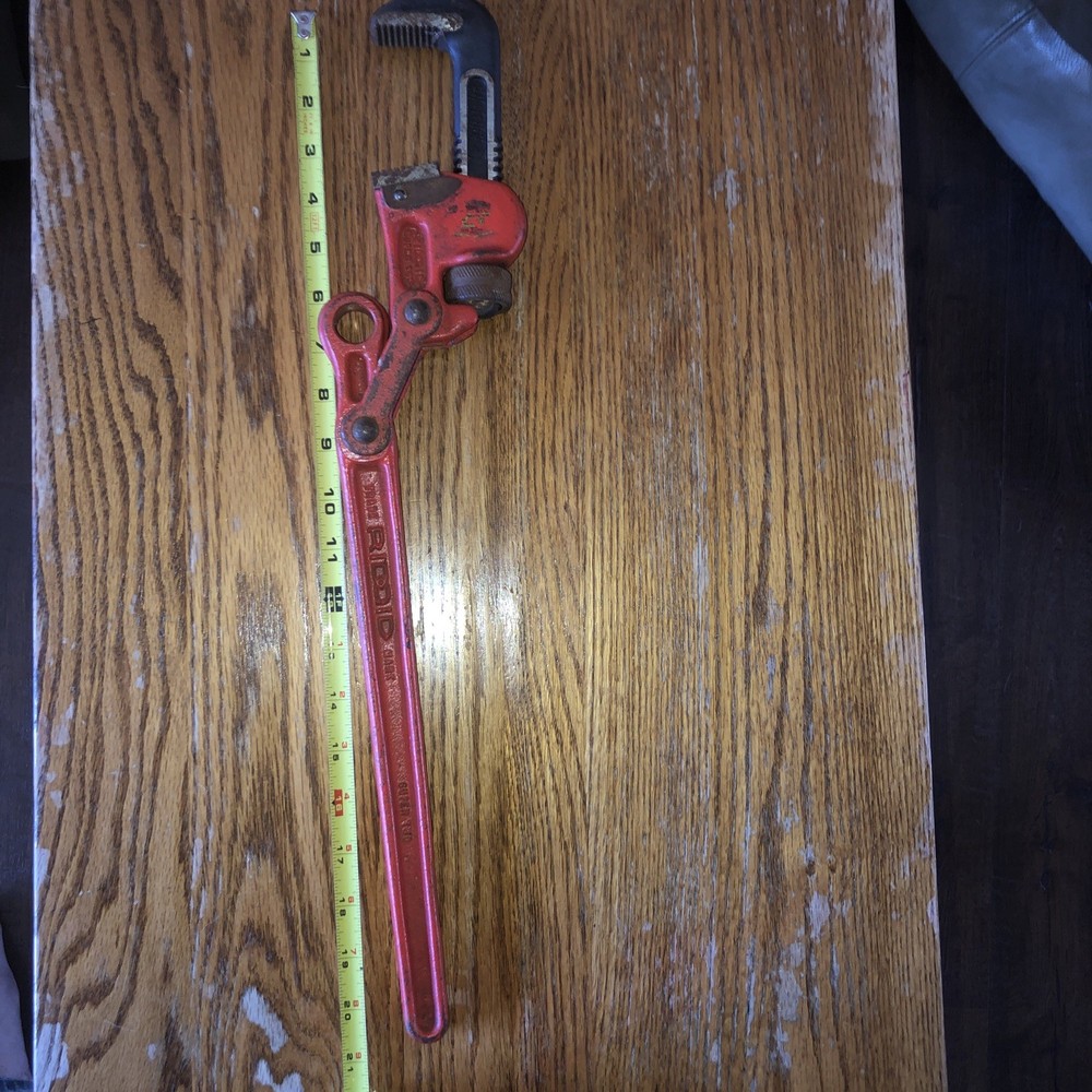 Ridged Compound Leverage Pipe Wrench