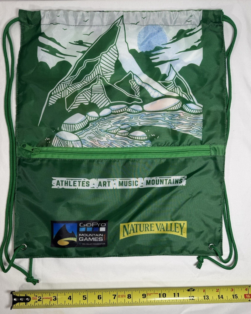 GoPro Mountain Games Artwork Pull String Bag Nature Valley