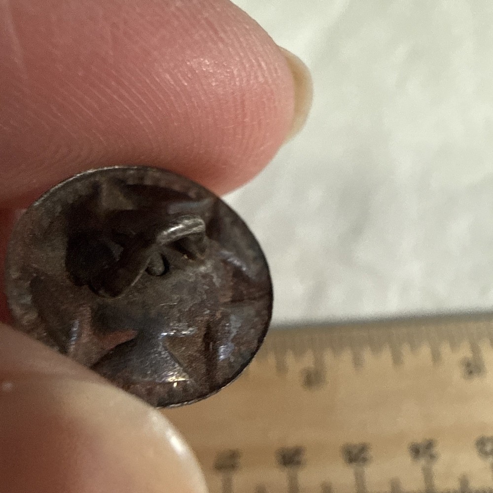 Vintage Unique Victorian Button Flower