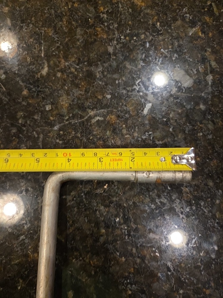 Victor Edison Standard Phonograph Crank Slotted Galvinized