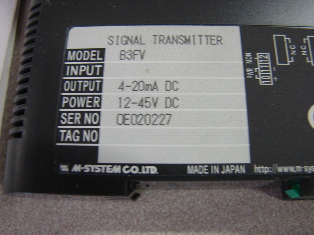 M-Systems Signal Conditioner Model B3FV