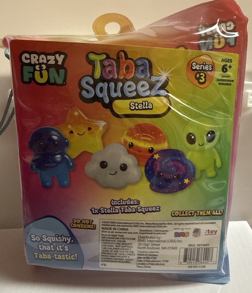 CRAZY FUN TABA SQUEEZ STELLA SO SQUISHY