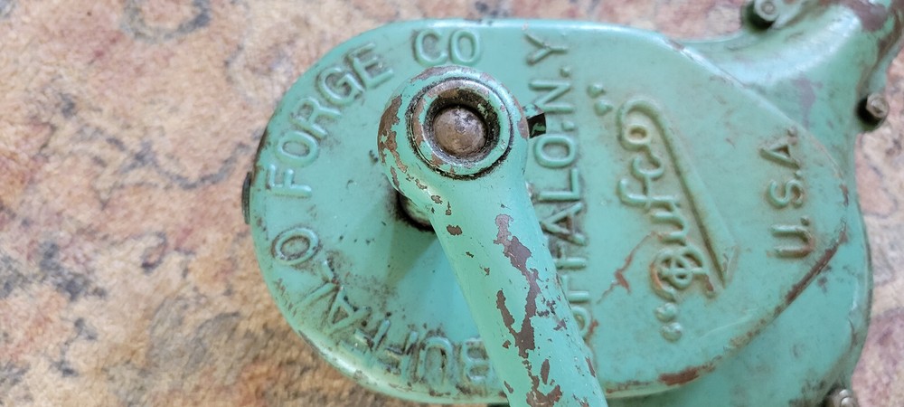 Vintage BUFFALO FORGE CO. "BUFCO" Blacksmith Forge Blower