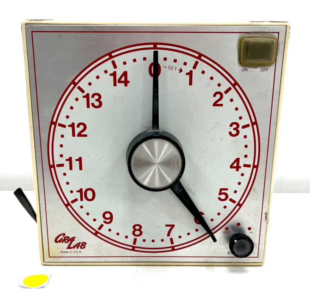 GRALAB TIMING DEVICE MODEL 252 15-MINUTE TIMER  *** PARTS ONLY ***