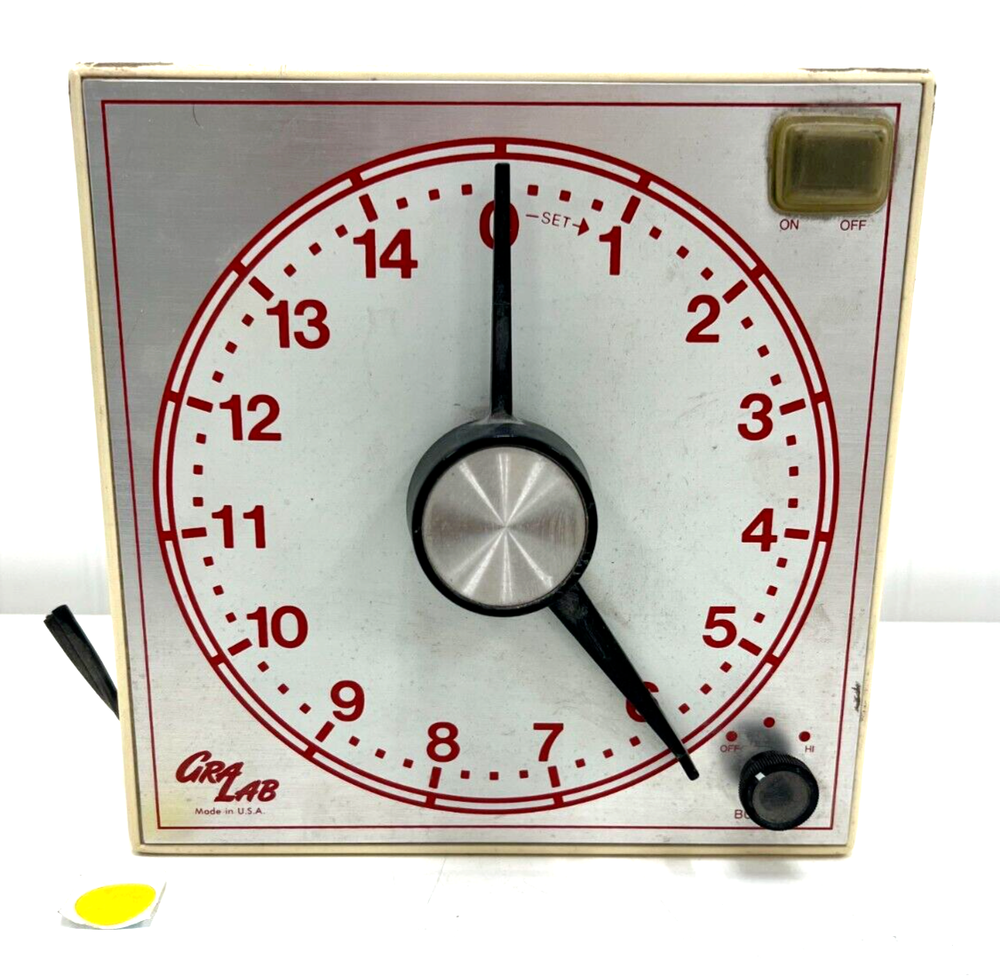 GRALAB TIMING DEVICE MODEL 252 15-MINUTE TIMER *** PARTS ONLY ***
