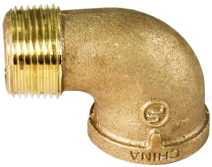 90° Lead Free Brass Street Elbow with Male and Female NPT Threaded 1/8"in-2"in