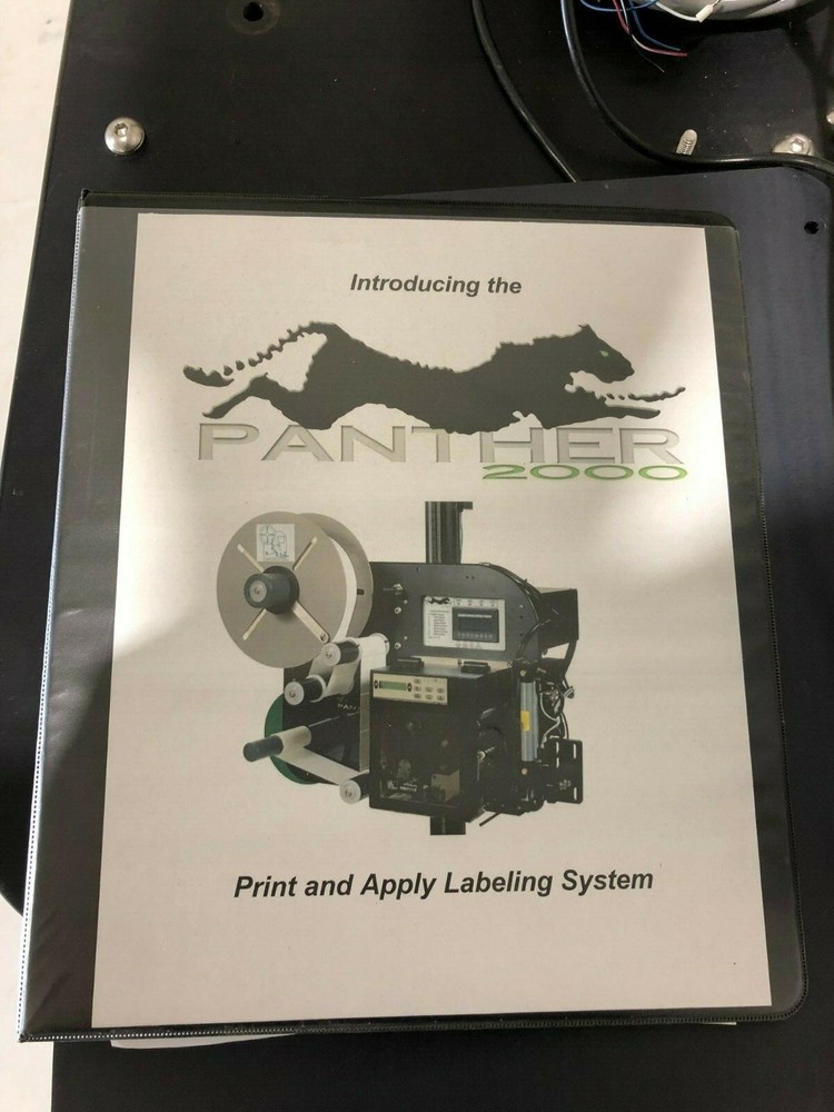 Panther 2000 Print & Apply Labeling System Datamax O'Neil Printer and Labeler