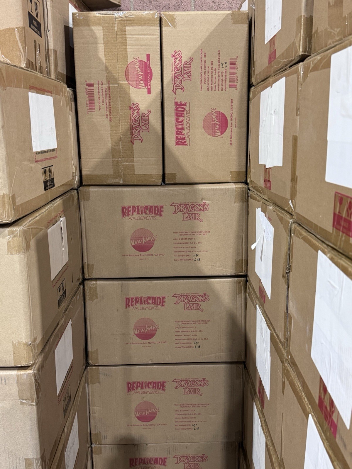 New Wave Toys Dragon's Lair X Replicade Overhaul Edition - Red (BRAND NEW)