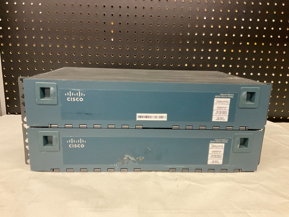 Lot of 2 Cisco 15454-PP-MESH-4 MESH Patch Panel Untested