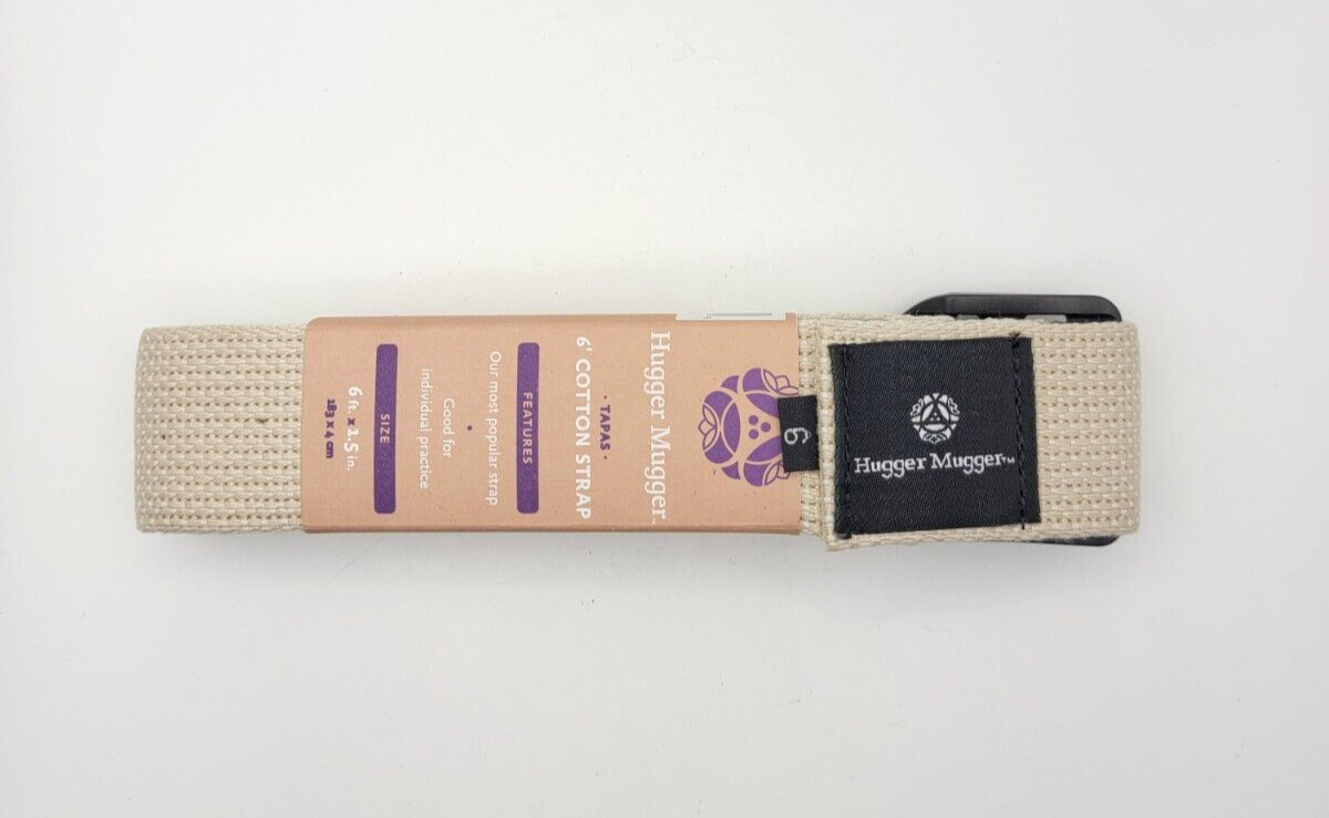 HUGGER MUGGER 6' COTTON YOGA STRAP NEW