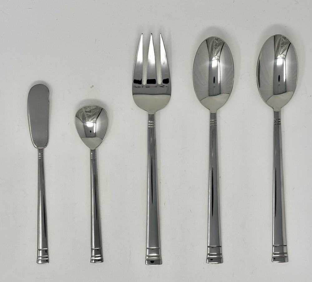 Oneida Sunnybrook 5 Piece Serving Set Quality Stainless Flatware