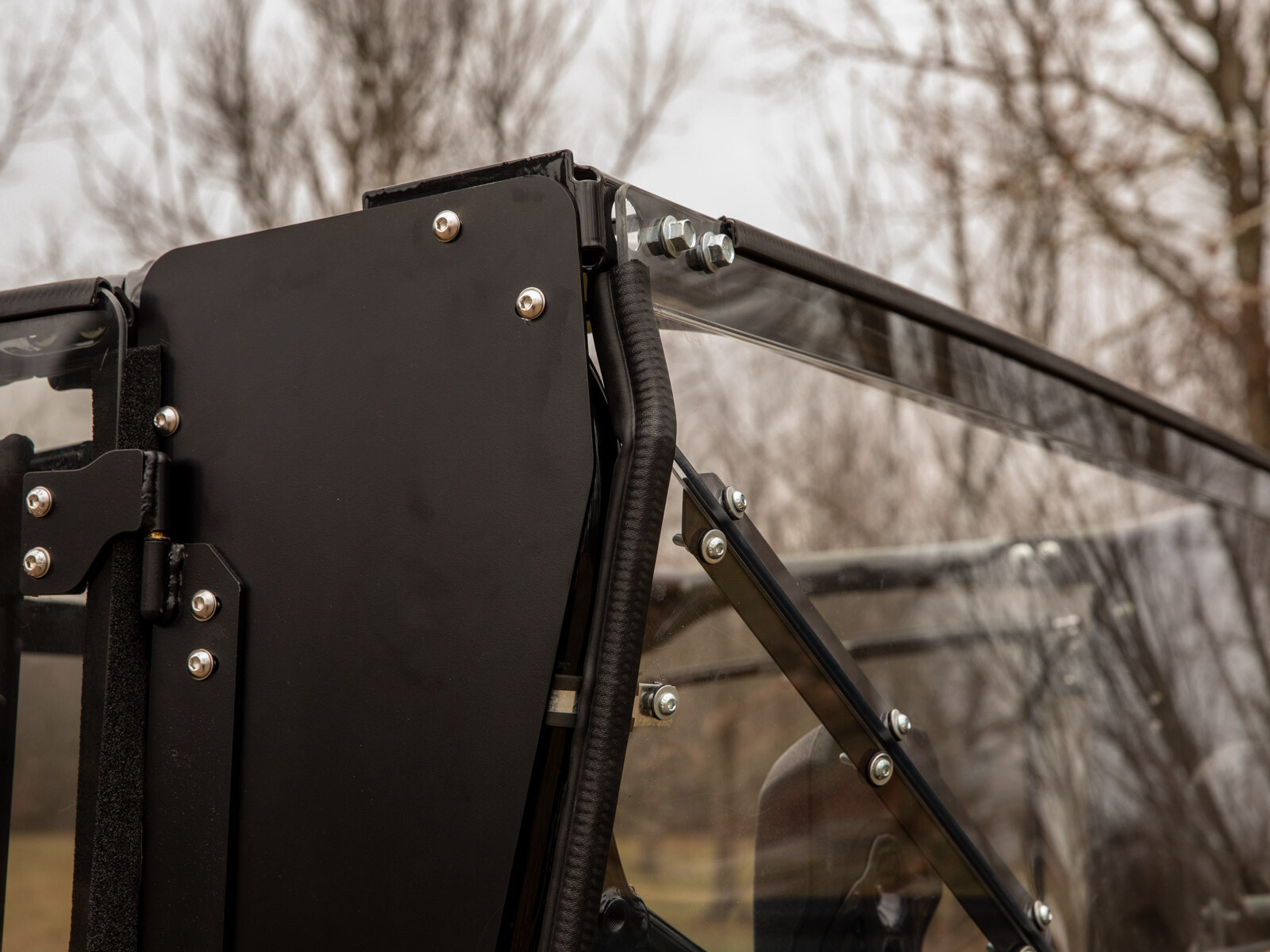 SuperATV Light Tint Rear Windshield for Honda Pioneer 1000 (2016+)