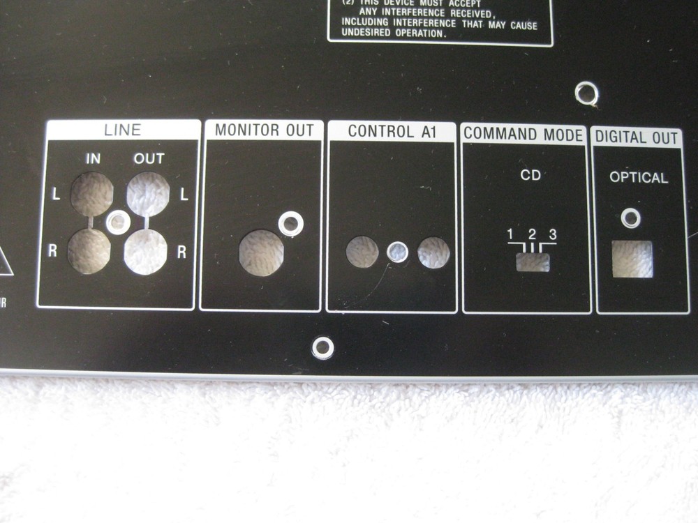 SONY MEGA STORAGE CDP-CX270 REAR PANEL COVER OEM PART