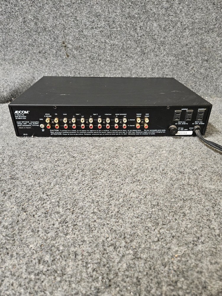 Adcom GFP-555 II Stereo Preamplifier - pre amp