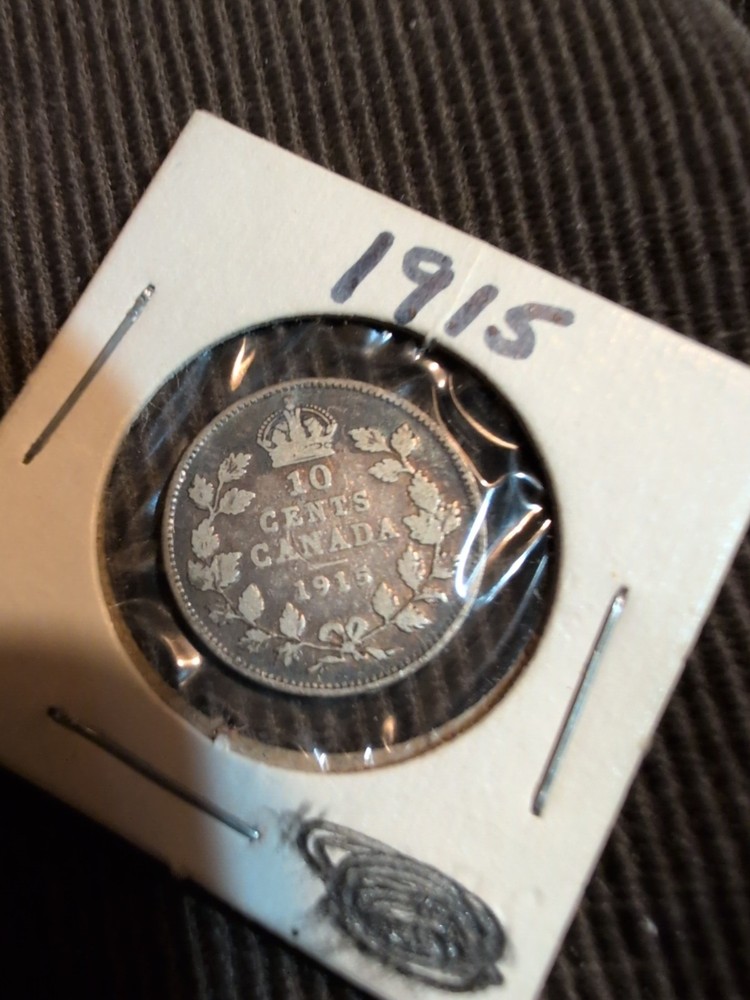 1915 Canadian Silver Dime Higher Grade